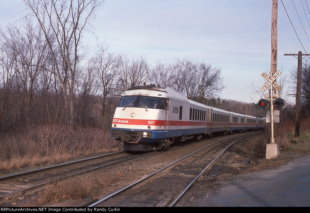 Amtrak #68 Adirondack on D&H at Ushers Rd